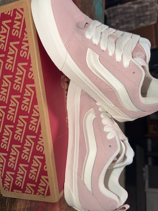 Vans Shoes - Vans Old Skool Low Top Sneakers in Light Pink and White